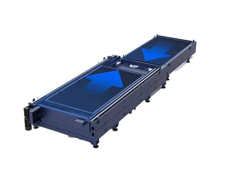 HSG laser cutting machine brand-new aluminum beam