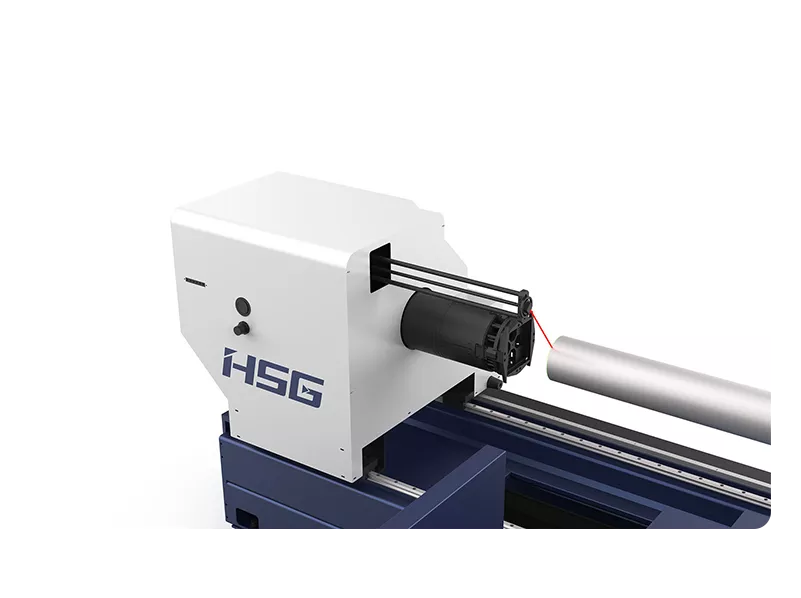 HSG laser cutting machine 3+1 twin-chucks clamping
