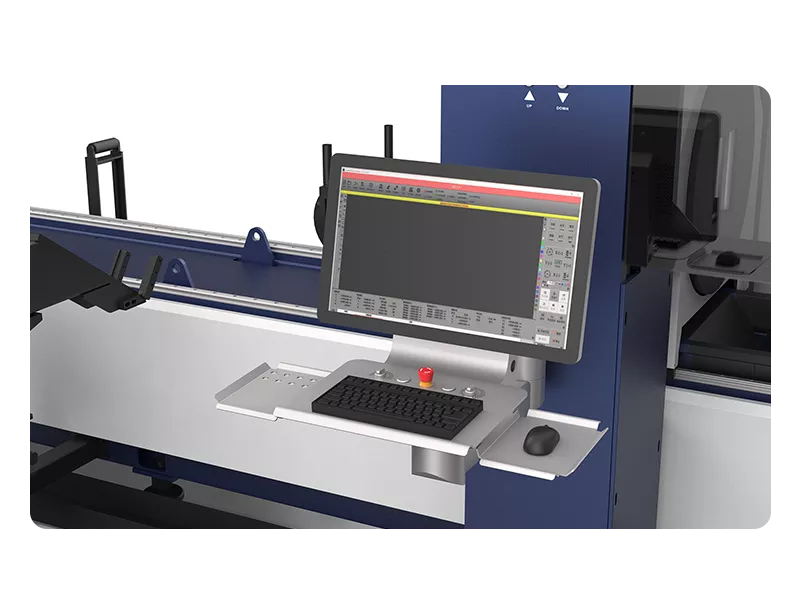 HSG laser cutting machine 3+1 twin-chucks clamping