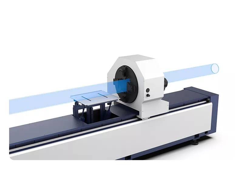 HSG laser cutting machine 3+1 twin-chucks clamping