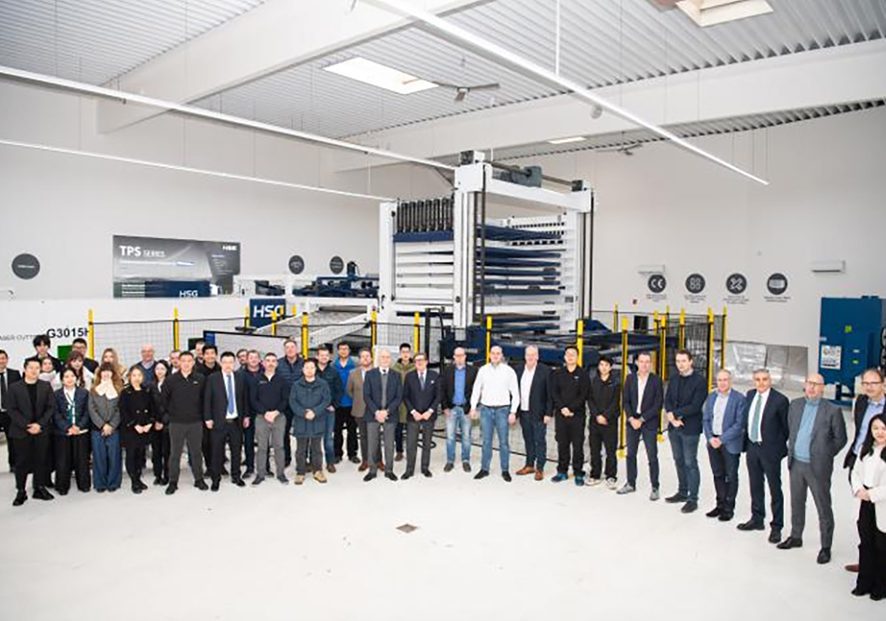 HSG Laser Unveils Store Pro Automated Storage System at Germany Open Day：“Smart Storage, Boundless Future”