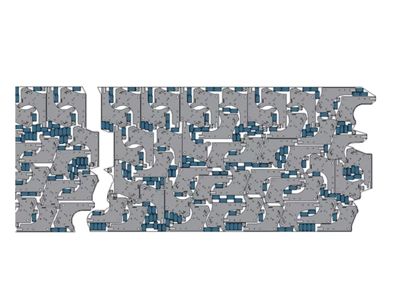 HSG laser cutting machine multi-uncoiling support construction