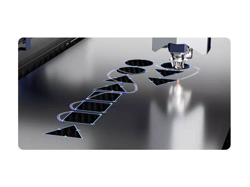 HSG laser cutting machine brand-new aluminum beam