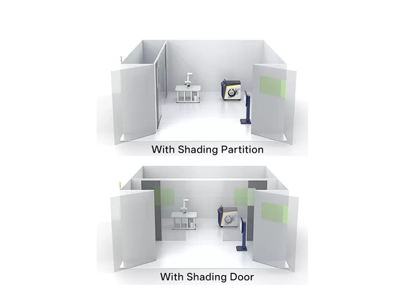 HSG laser work-piece welding in one operation