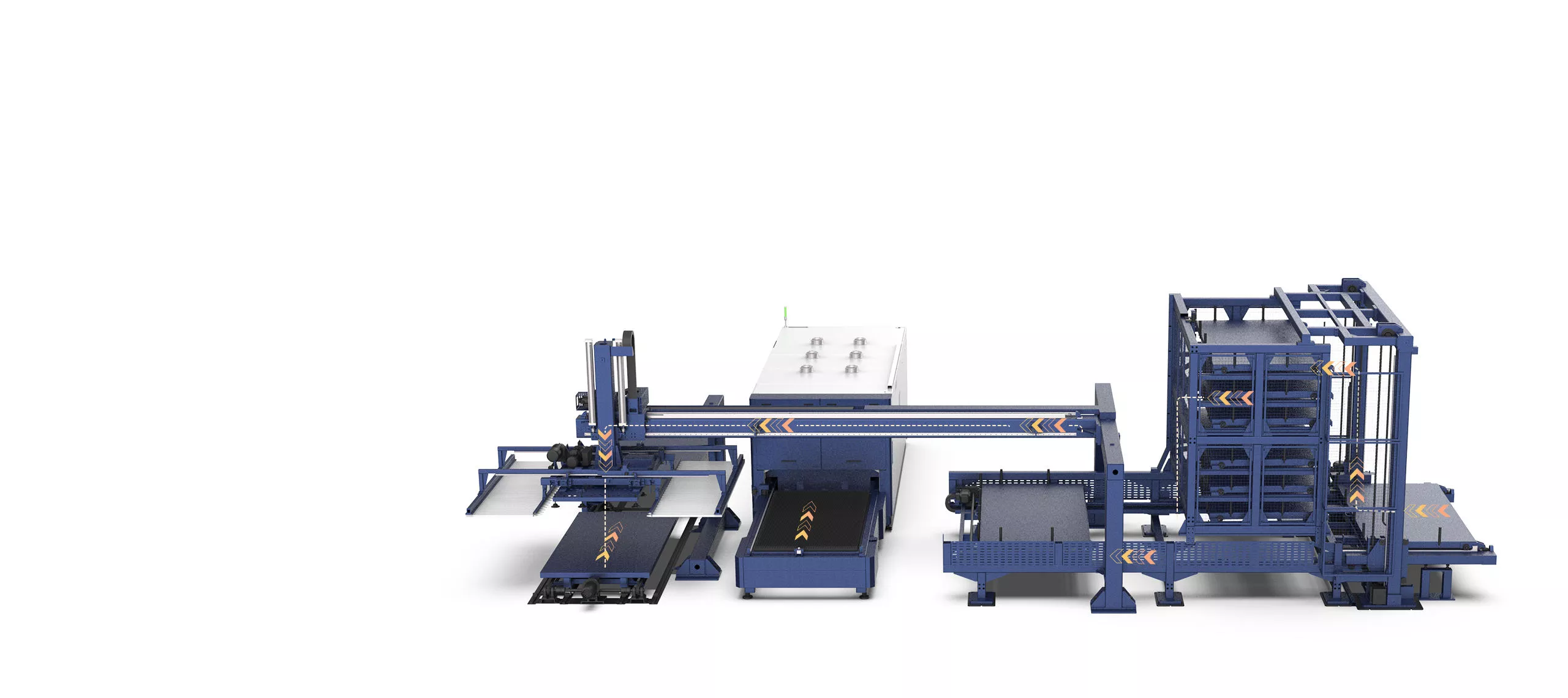 Automatic laser cutting equipment