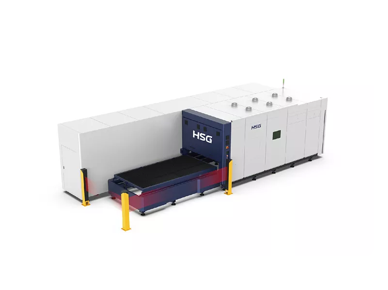 HSG laser cutting machine double exchange platforms taper pins positioning