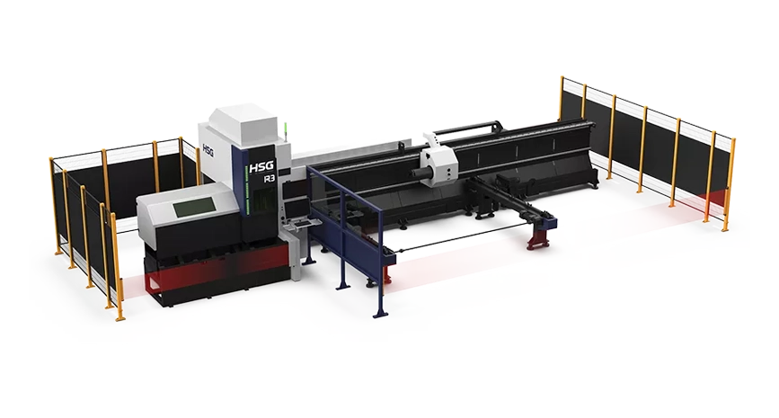 Tubo y perfiles de tamaño medio