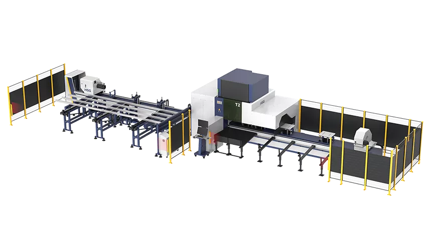 Soluciones de automatización de corte de tubos HSG