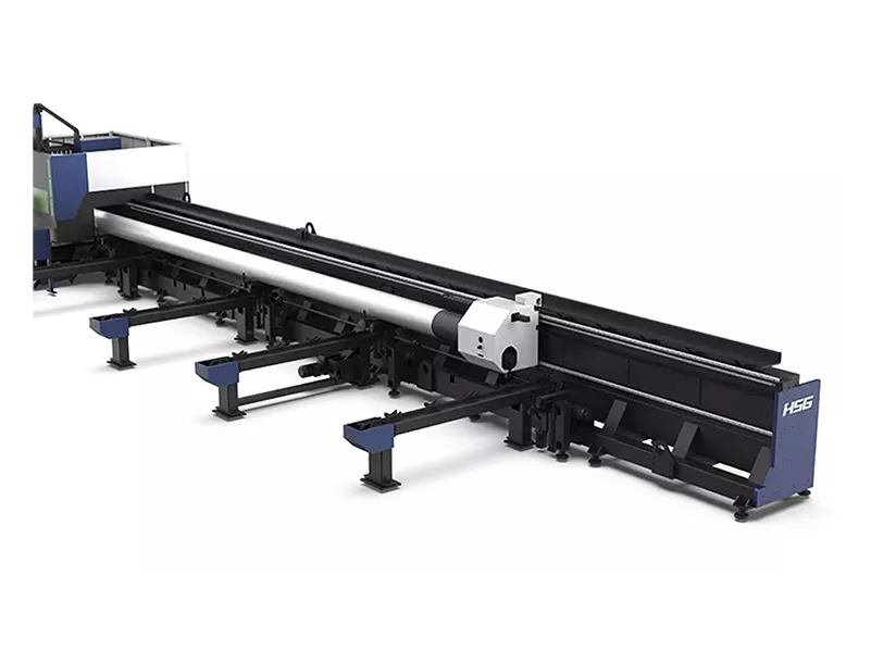 Heavy-duty tube following support system
