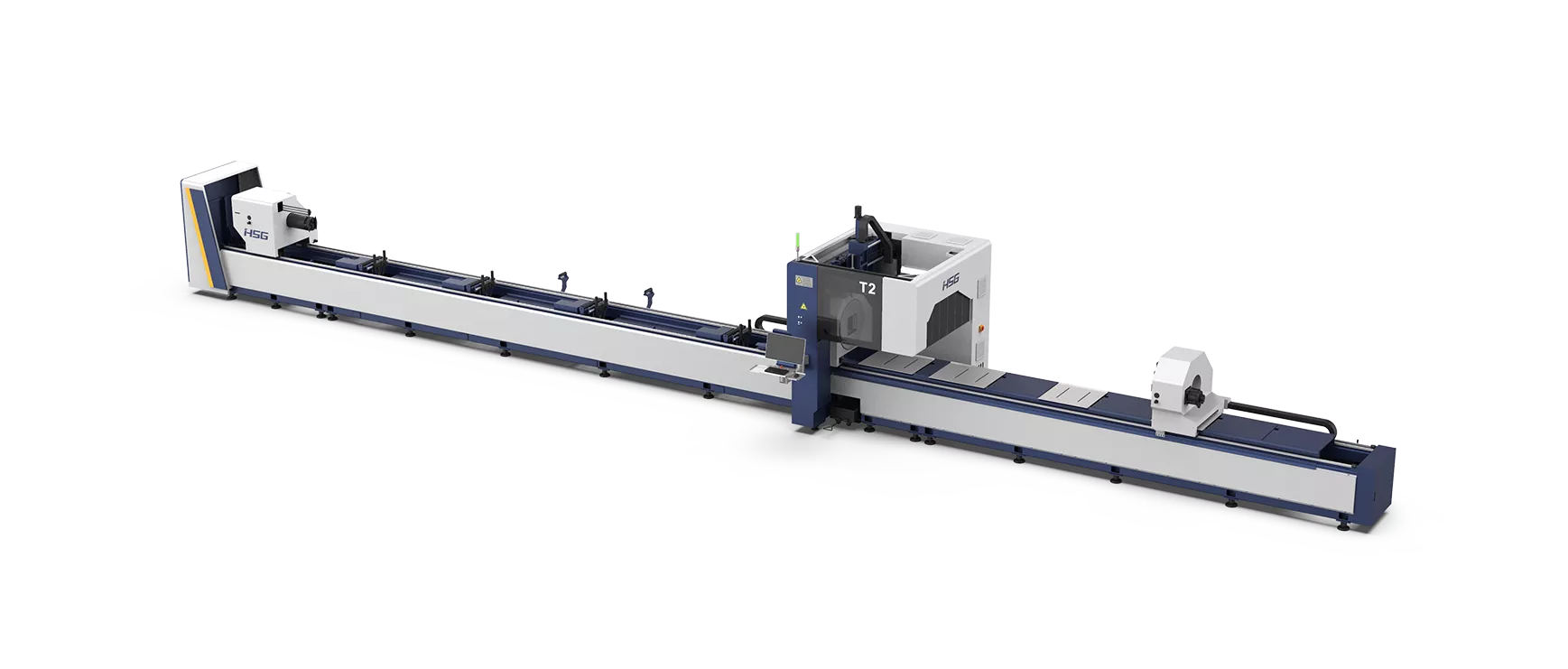 HSG laser three-chuck tube laser cutting machine