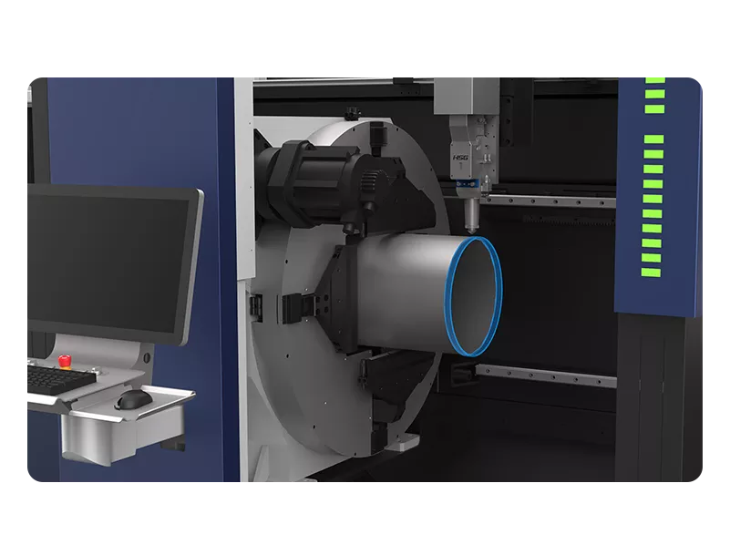 HSG laser lateral hanging machine bed