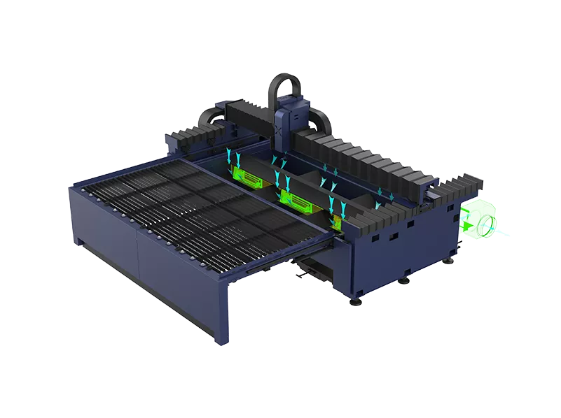 HSG laser cutting machine single push-pull platform